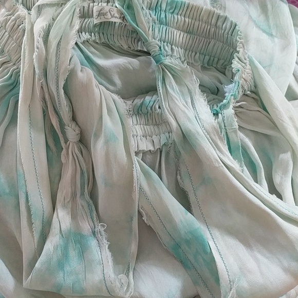 Love Shack Fancy silk LOVE tye dye maxi dress xs - Picture 5 of 6